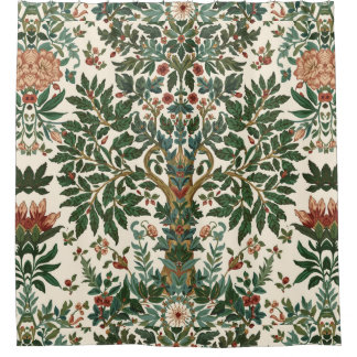 Rideaux De Douche William Morris Arbre de Vie Vintage Préraphaélite