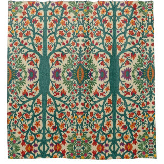 Rideaux De Douche William Morris Arbre de Vie Vintage Préraphaélite
