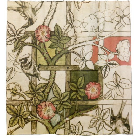 Rideaux De Douche William Morris Brooklyn Museum Fond d'écran (Devant)