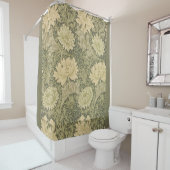 Rideaux De Douche William Morris Chrysanthemum Fleur d'âge (En situation)