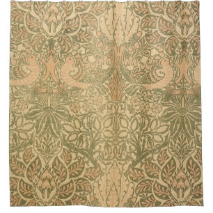 Rideaux De Douche William Morris Dove Et Textile Rose 1879