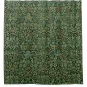 Rideaux De Douche William Morris Flower Garden-Greens (Devant)