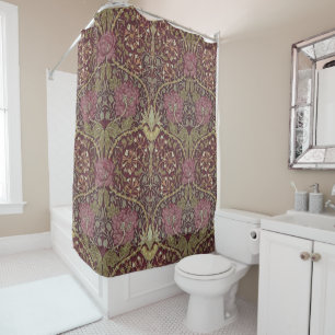 Rideaux De Douche William Morris, Honeysuckle, floral. motif, art
