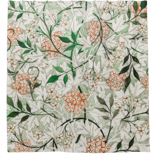 Rideaux De Douche William Morris Jasmine Garden Flower Classic (Devant)