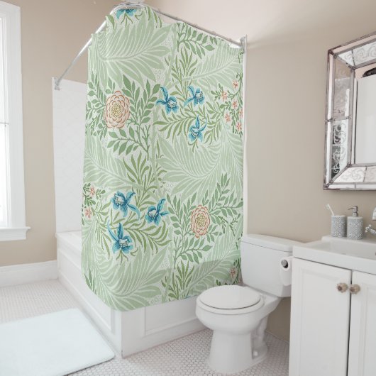 Rideaux De Douche William Morris Larkspur (En situation)