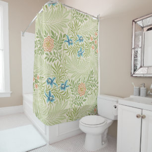 Rideaux De Douche William Morris Larkspur Motif floral