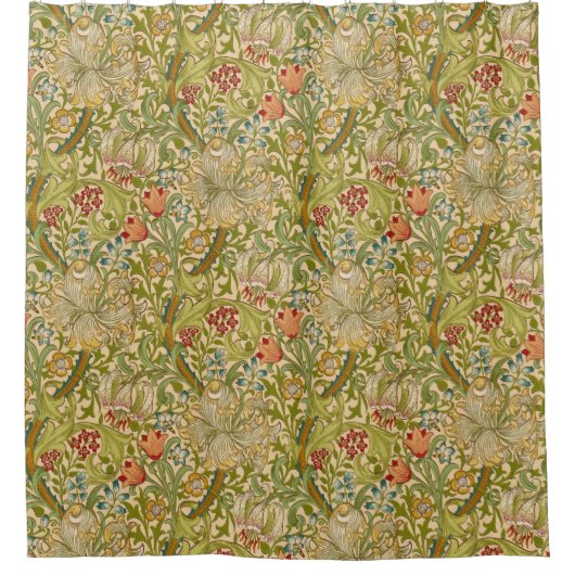 Rideaux De Douche William Morris "Lily d'Or" 2 (Devant)