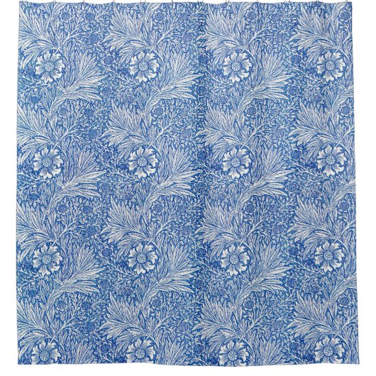 Rideaux De Douche William Morris Marigold Blue (Devant)