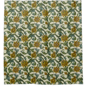 Rideaux De Douche William Morris modèle floral à tige unique