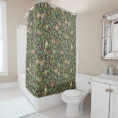 Rideaux De Douche William Morris "Oiseau & Grenade" 2. (En situation)