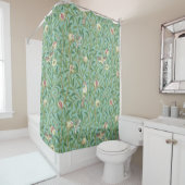 Rideaux De Douche William Morris "Oiseau & Grenade" 3. (En situation)