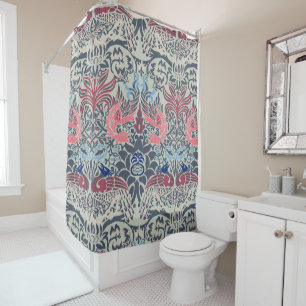 Rideaux De Douche William Morris Paon et Dragon