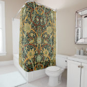 Rideaux De Douche William Morris Perse Art oriental de la moquette (En situation)