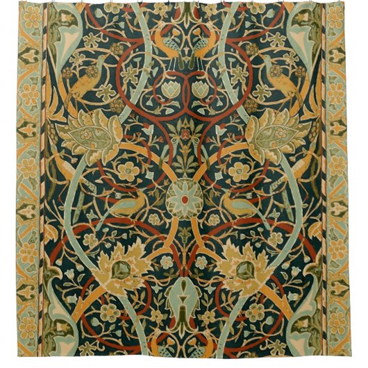 Rideaux De Douche William Morris Perse Art oriental de la moquette (Devant)