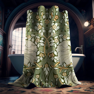 Rideaux De Douche William Morris Pimpernel Motif Vintage Douche Cu