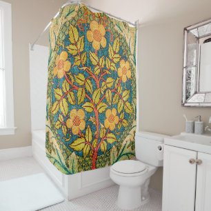 Rideaux De Douche William Morris Rose Wreath : Arts et Métiers class
