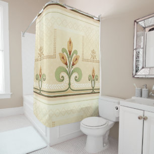 Rideaux De Douche William Morris Row of Lilies