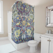 Rideaux De Douche William Morris Textile Motif Bullerwood (En situation)