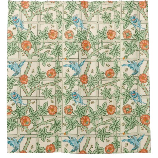Rideaux De Douche William Morris Trellis Victorian Wallpaper (Devant)