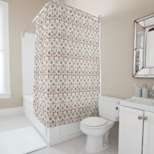 Rideaux De Douche william morris tulip motif, design Art nouveau
