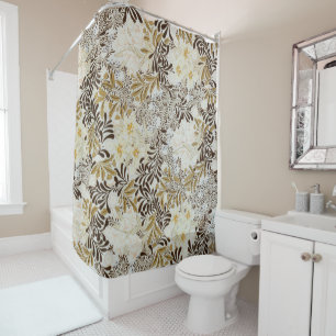 Rideaux De Douche William Morris Vintage Hyacinthe Art Nouveau Flora