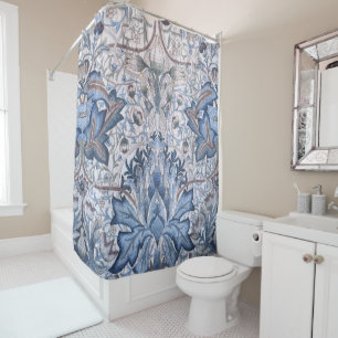 Rideaux De Douche William Morris - Vintage Motif de fleurs d'articha