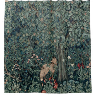Rideaux De Douche William Morris Woodland Tapestry Fox