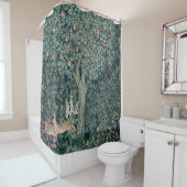 Rideaux De Douche William Morris Woodland Tapestry Rabbits (En situation)