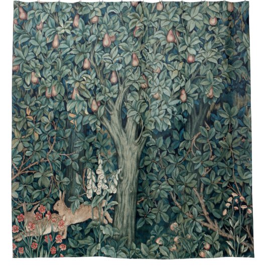 Rideaux De Douche William Morris Woodland Tapestry Rabbits (Devant)