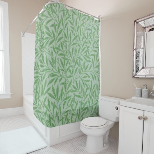 Rideaux De Douche Willow Motif, William Morris (En situation)