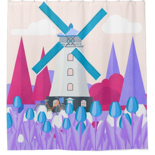 Rideaux De Douche Windmill (Devant)