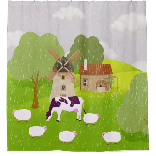 Rideaux De Douche Windmill (Devant)