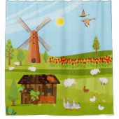 Rideaux De Douche Windmill (Devant)