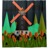 Rideaux De Douche Windmill (Devant)