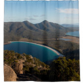 Rideaux De Douche Wineglass Bay Tasmania Australie Paysage Coucher d (Devant)