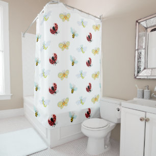 Rideaux De Douche Wing-Nutz™_Fluttering Buddies_motif_sucré & mignon
