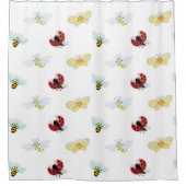 Rideaux De Douche Wing-Nutz™_Fluttering Buddies_motif_sucré & mignon (Devant)