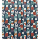 Rideaux De Douche Winter Bear Shower Curtain (Devant)