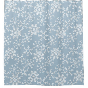 Rideaux De Douche Winter SNOWFLAKES sans couture motif + vos idées