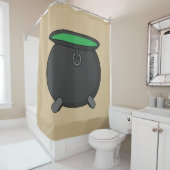 Rideaux De Douche Witch Cauldron (En situation)