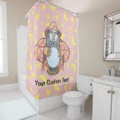 Rideaux De Douche Wizard with your face (En situation)