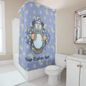 Rideaux De Douche Wizard with your face (En situation)