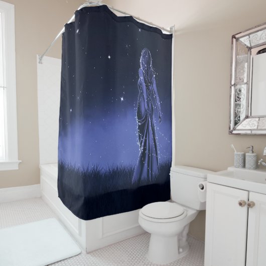 Rideaux De Douche Woman Sky (En situation)