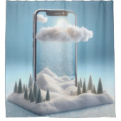 Rideaux De Douche Wonderland d'hiver dans votre poche (Devant)