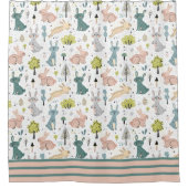 Rideaux De Douche Woodland Rabbits  (Devant)