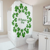Rideaux De Douche Wreath de la Saint Patrick Thunder_Cove (En situation)