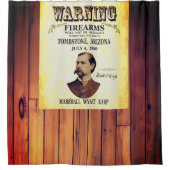 Rideaux De Douche Wyatt Earp Marshall 👮 ♂️ Gunfighter Lawman (Devant)