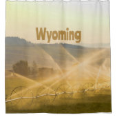 Rideaux De Douche Wyoming Wild West Farm Land Ranch (Devant)