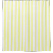 Rideaux De Douche Yellow Pastel Stripes Pattern Modern Geometric (Devant)
