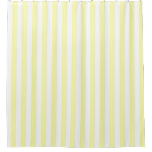Rideaux De Douche Yellow Pastel Stripes Pattern Modern Geometric (Devant)